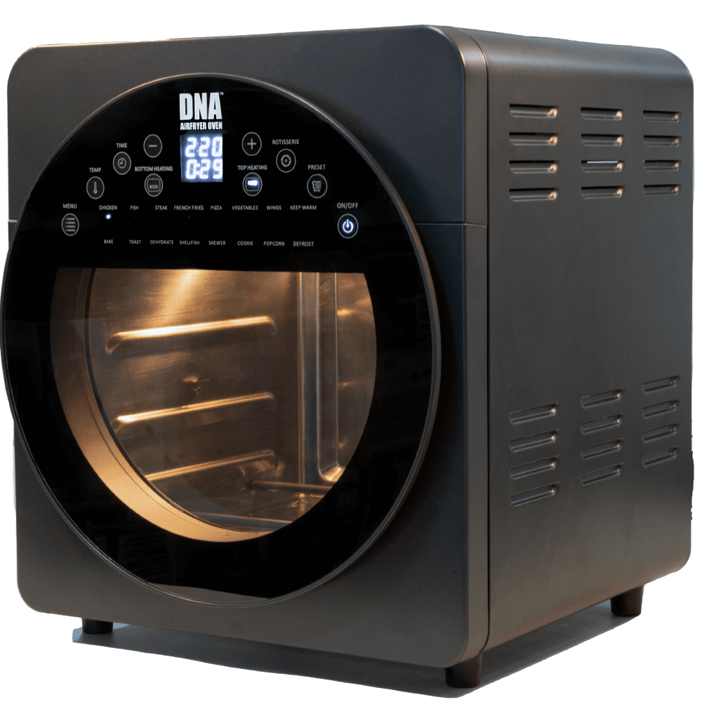 DNA Air fryer Oven Product with light on PNG 1000x1000
