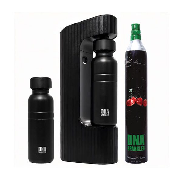 Sparkler Stainless Steel Combo: DNA Sparkler SS + 1L Bottle SS + CO₂ Cylinder
