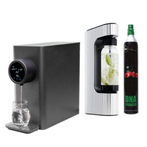 Pure Water Bundle: DNA Water Purifier + DNA Sparkler Sparkling Silver + CO₂ Cylinder